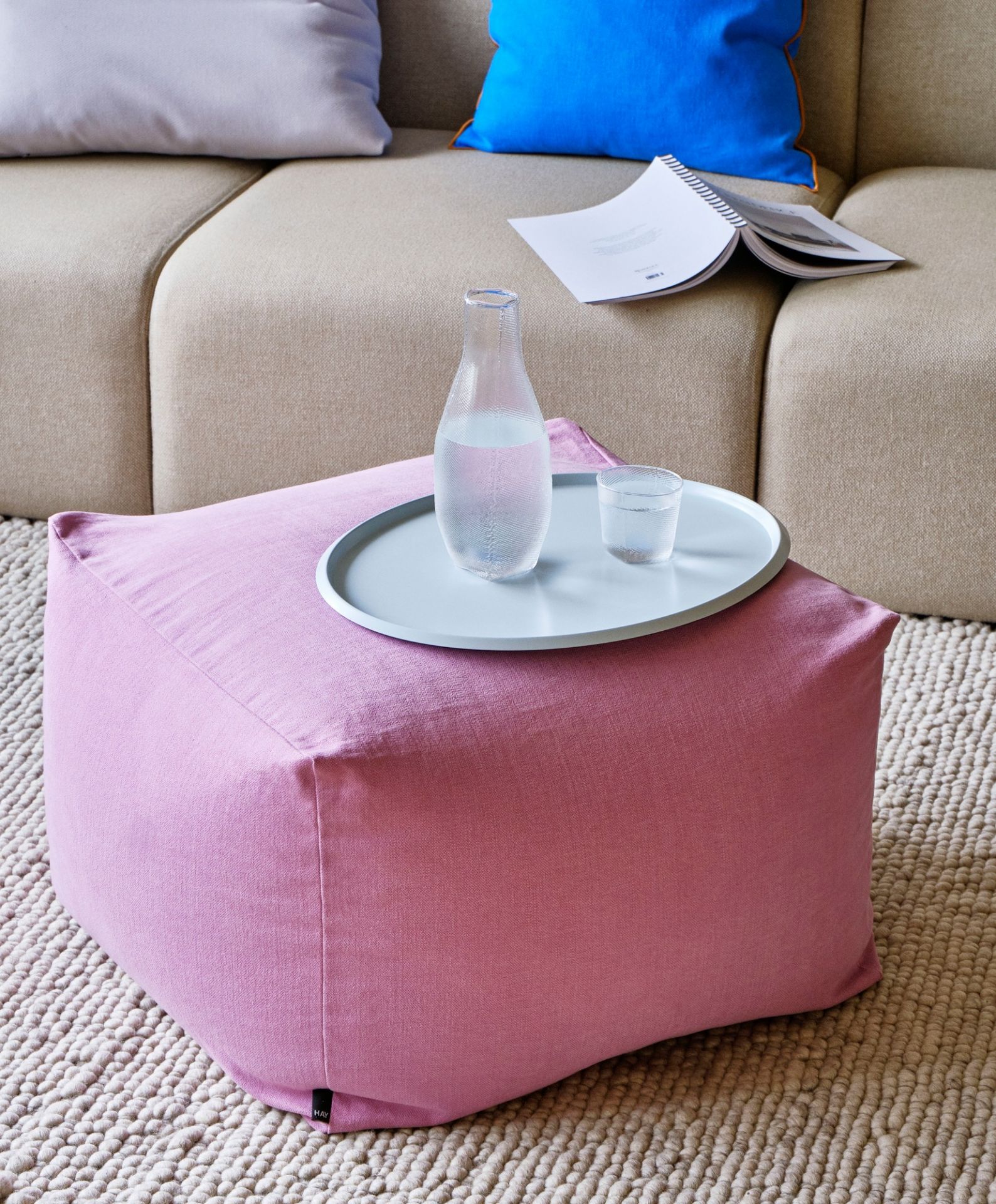 Pouf Stool Hay Sprinkle grey Sprinkle grey HAY 540828
